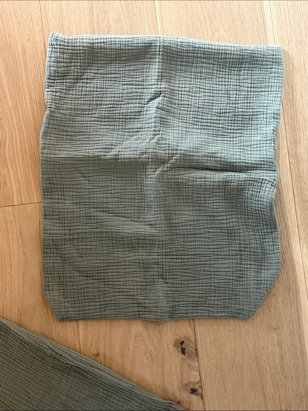 Quince Organic Cotton Gauze Standard Shams Set of 2 – Dried Sage